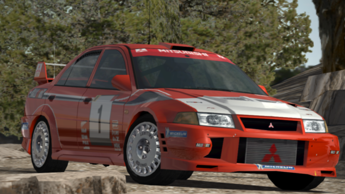 三菱 ランサーエボリューション VI ラリーカー '99 三菱 ランサーエボリューション VI ラリーカー '99